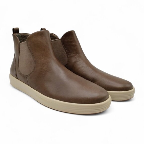 ECCO Women's Size 9 - 9.5 Taupe Soft 7 Chelsea Ankle Wedge Boot - Picture 9 of 14